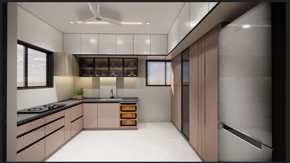 Sable Sir kitchen 3D visualisation